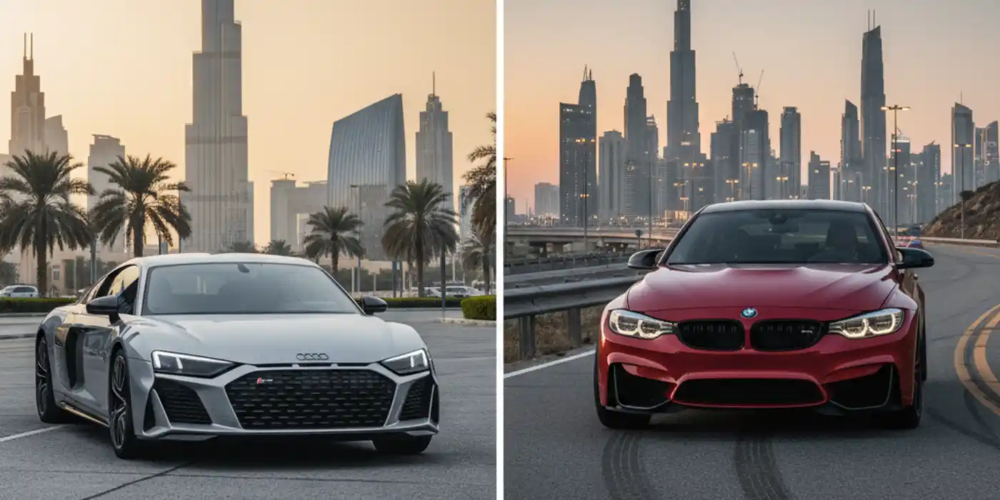 Audi vs BMW Which is the Best Luxury Car to Rent in Dubai